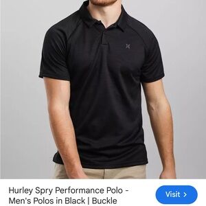 Hurley Men's Spry Performance Black Polo